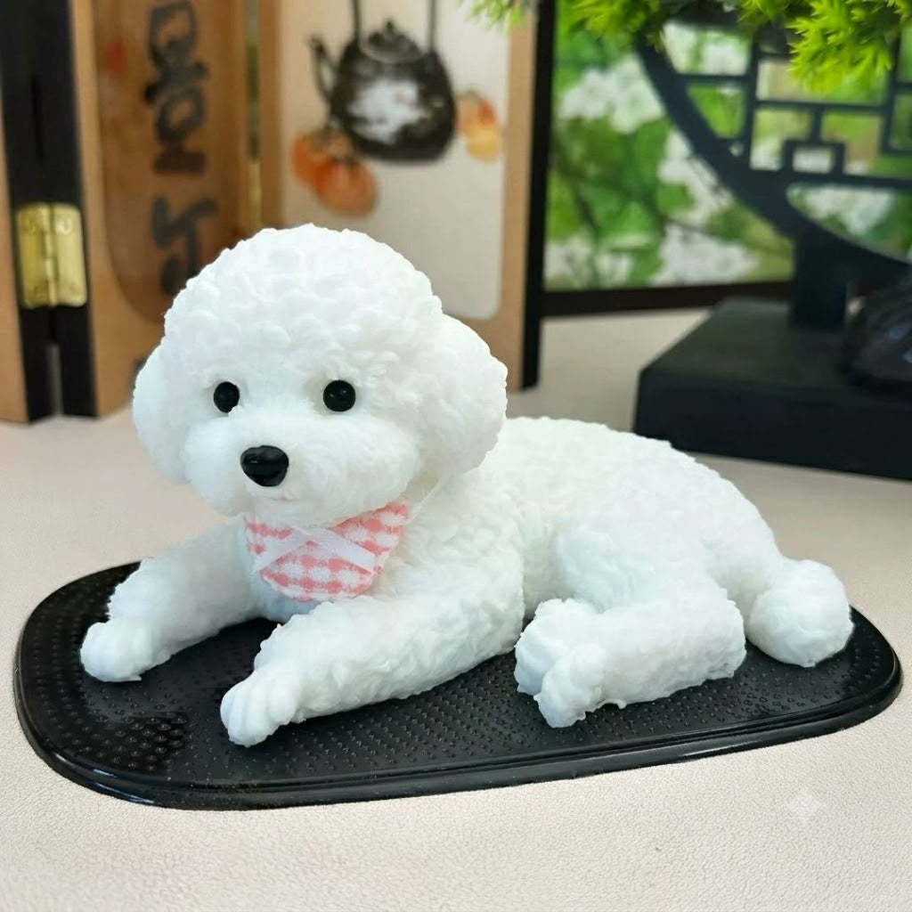 3D Teddy Dog Car Decor