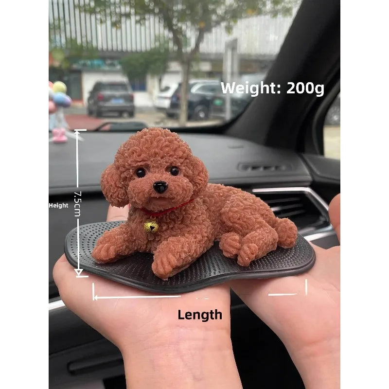 3D Teddy Dog Car Decor